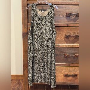 Old Navy Leopard Print Sleeveless Dress XXL